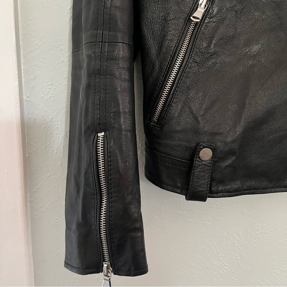 Pull & Bear Leather Moto Jacket - image 4